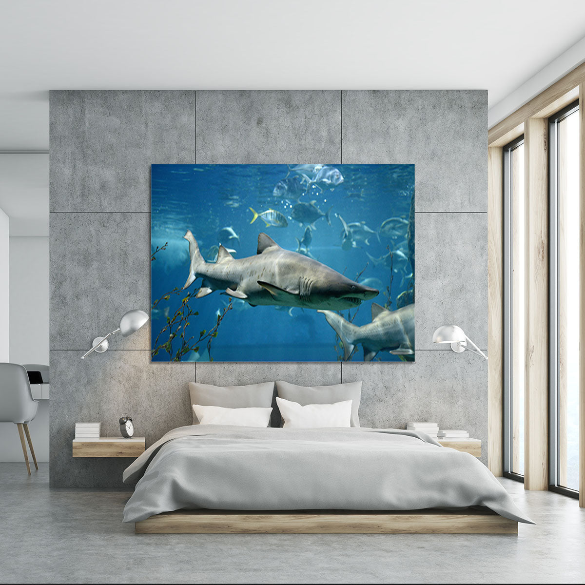 Marine fish underwater Canvas Print or Poster - Canvas Art Rocks - 5