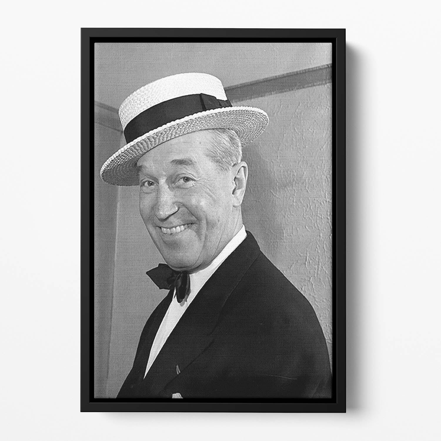 Maurice Chevalier 1953 Floating Framed Canvas