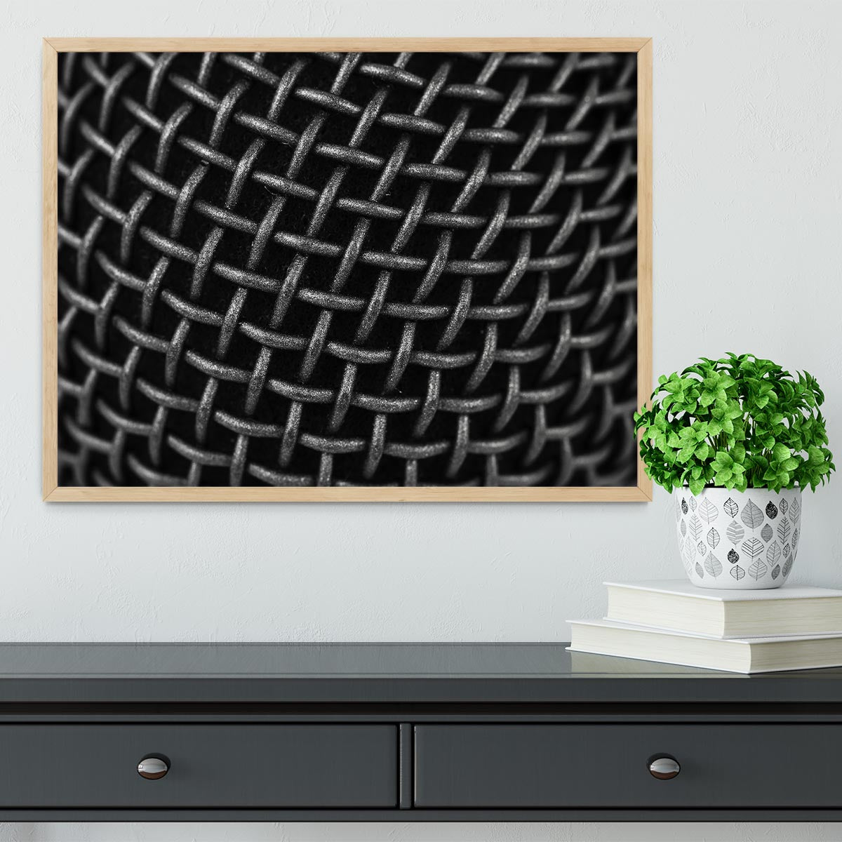 Metal Grid Framed Print - Canvas Art Rocks - 4