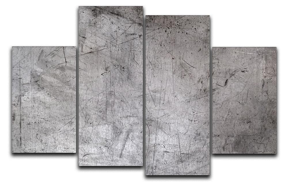 Metal texture 4 Split Panel Canvas - Canvas Art Rocks - 1