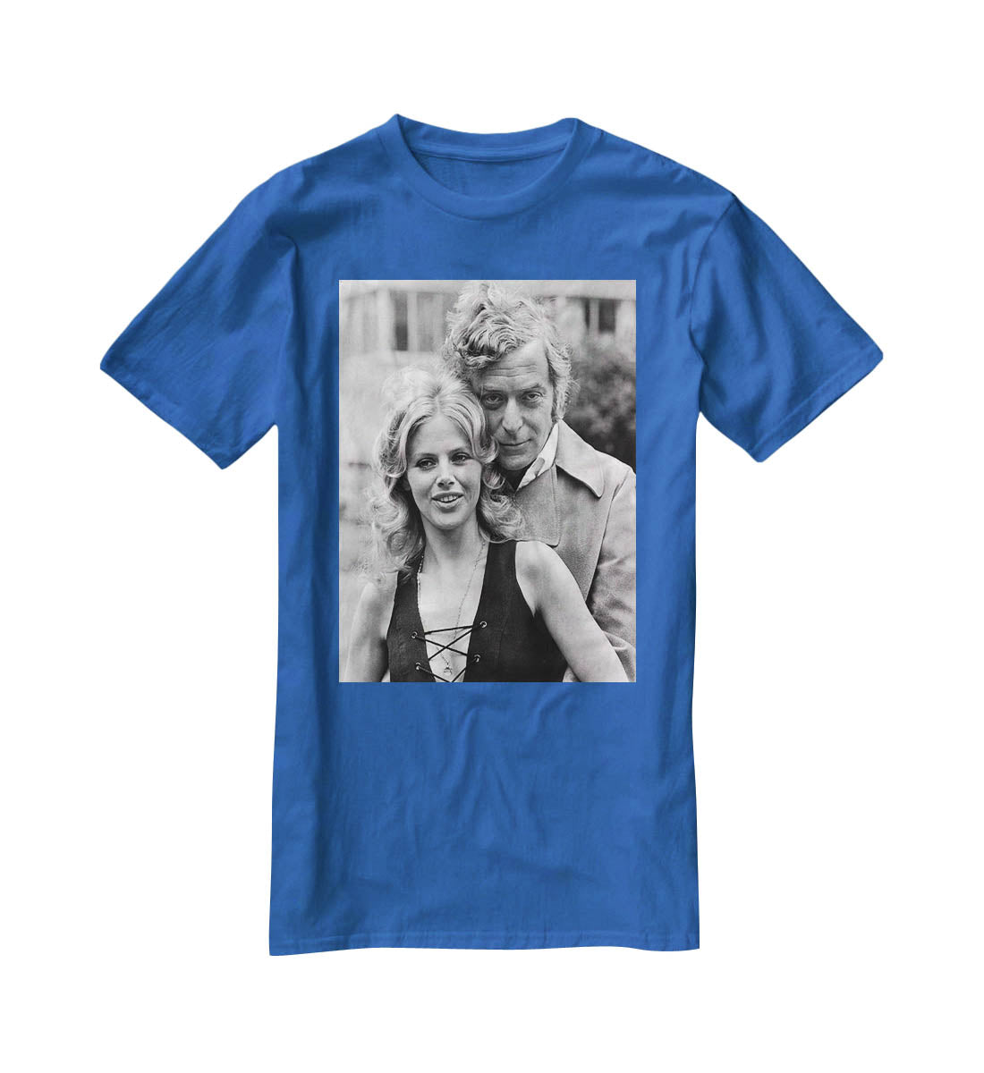 Michael Caine and Britt Ekland T-Shirt - Canvas Art Rocks - 2