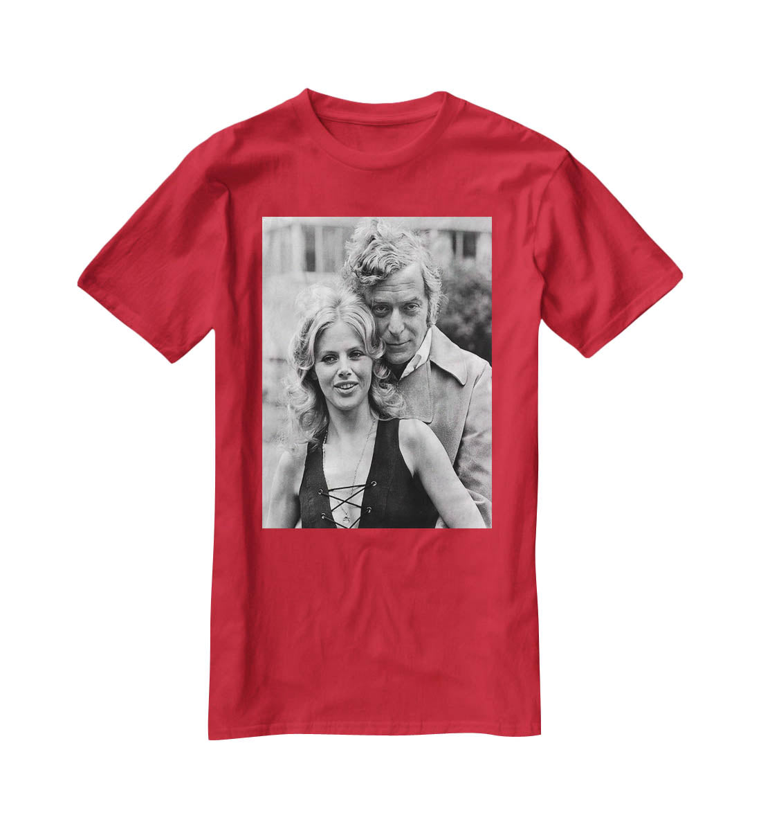 Michael Caine and Britt Ekland T-Shirt - Canvas Art Rocks - 4