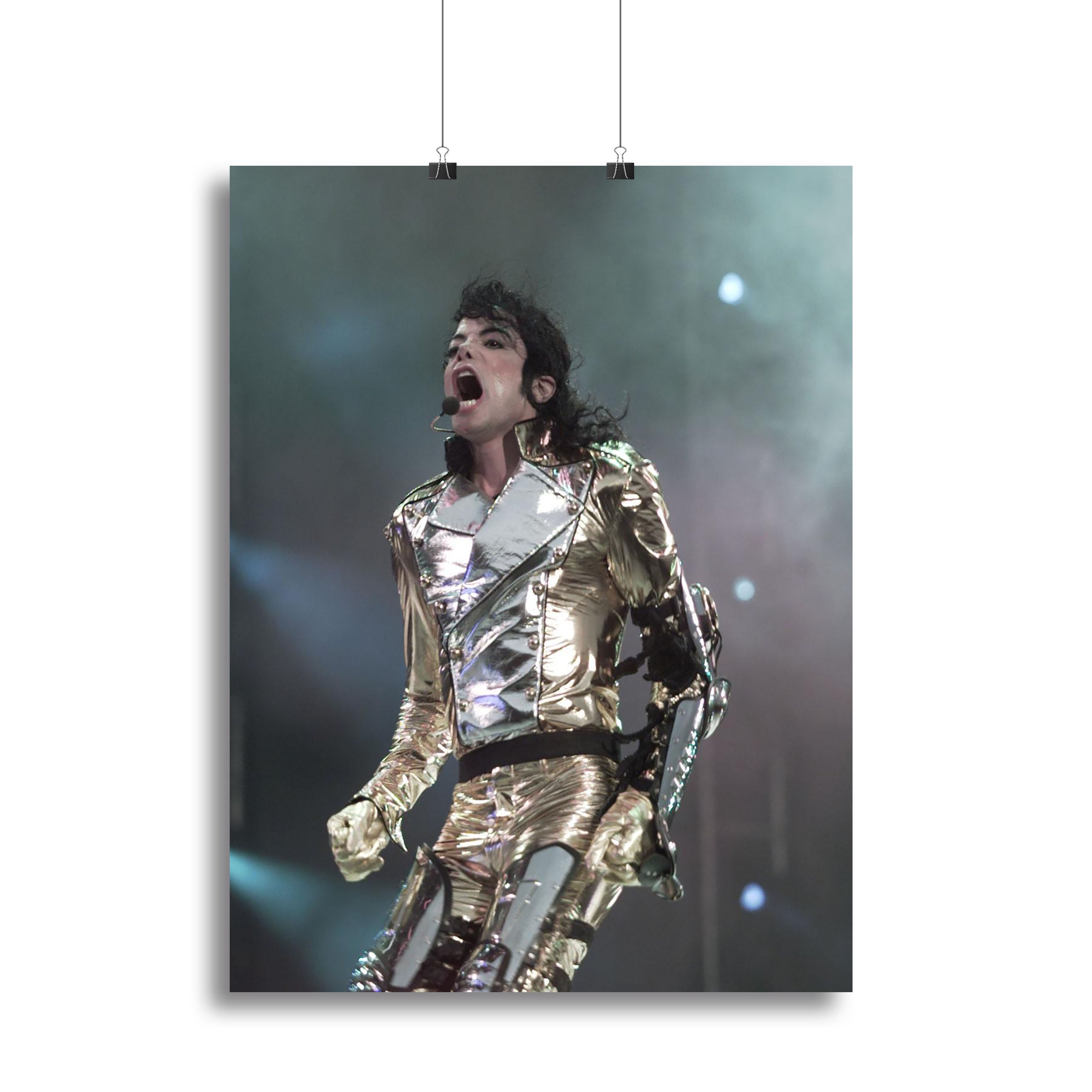 Michael Jackson performs Canvas Print or Poster - Canvas Art Rocks - 2