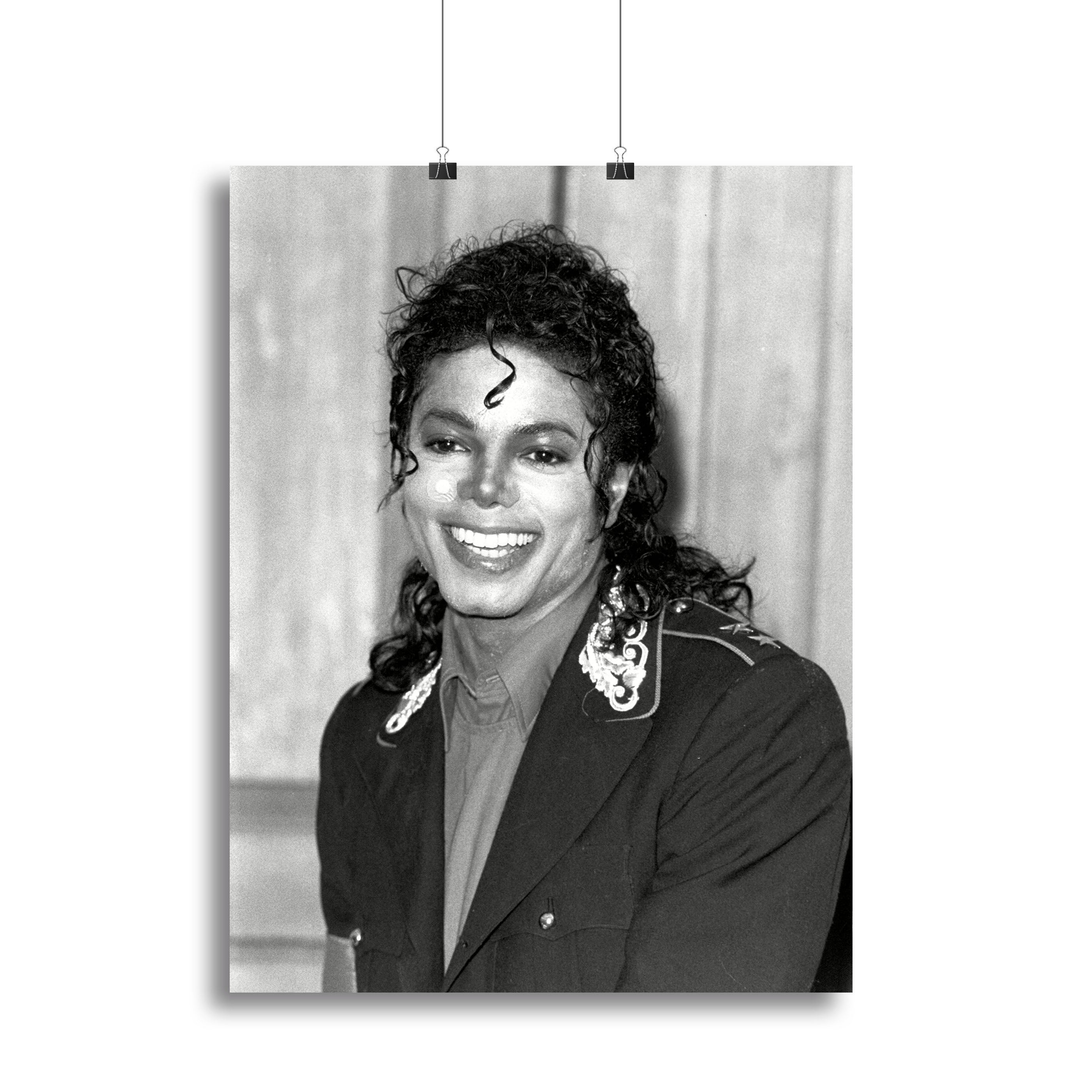 Michael Jackson smiles Canvas Print or Poster - Canvas Art Rocks - 2
