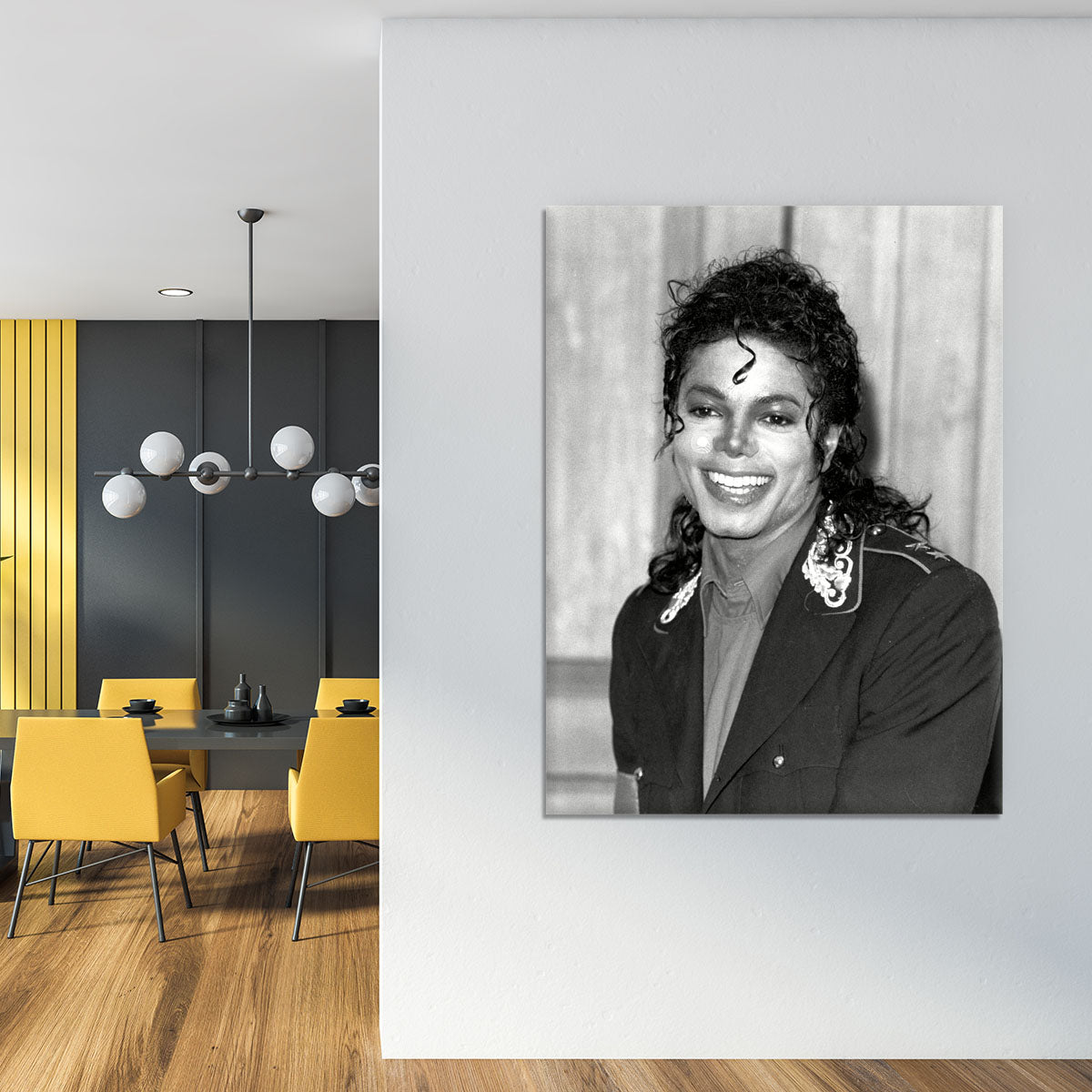 Michael Jackson smiles Canvas Print or Poster - Canvas Art Rocks - 4