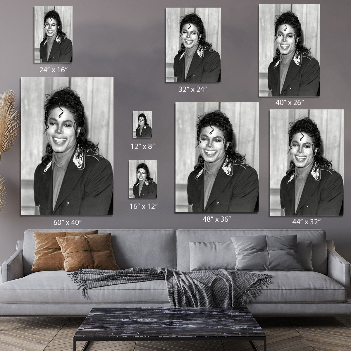 Michael Jackson smiles Canvas Print or Poster - Canvas Art Rocks - 7