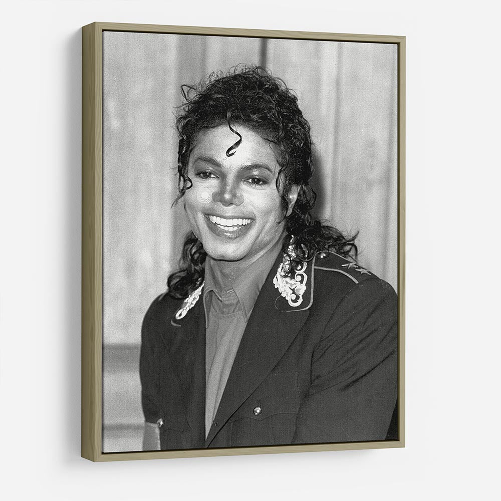 Michael Jackson smiles HD Metal Print