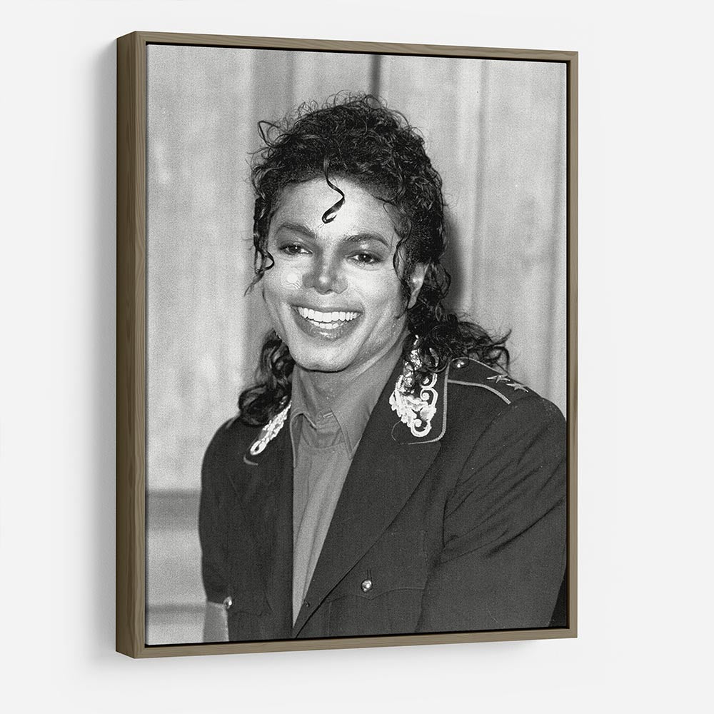 Michael Jackson smiles HD Metal Print