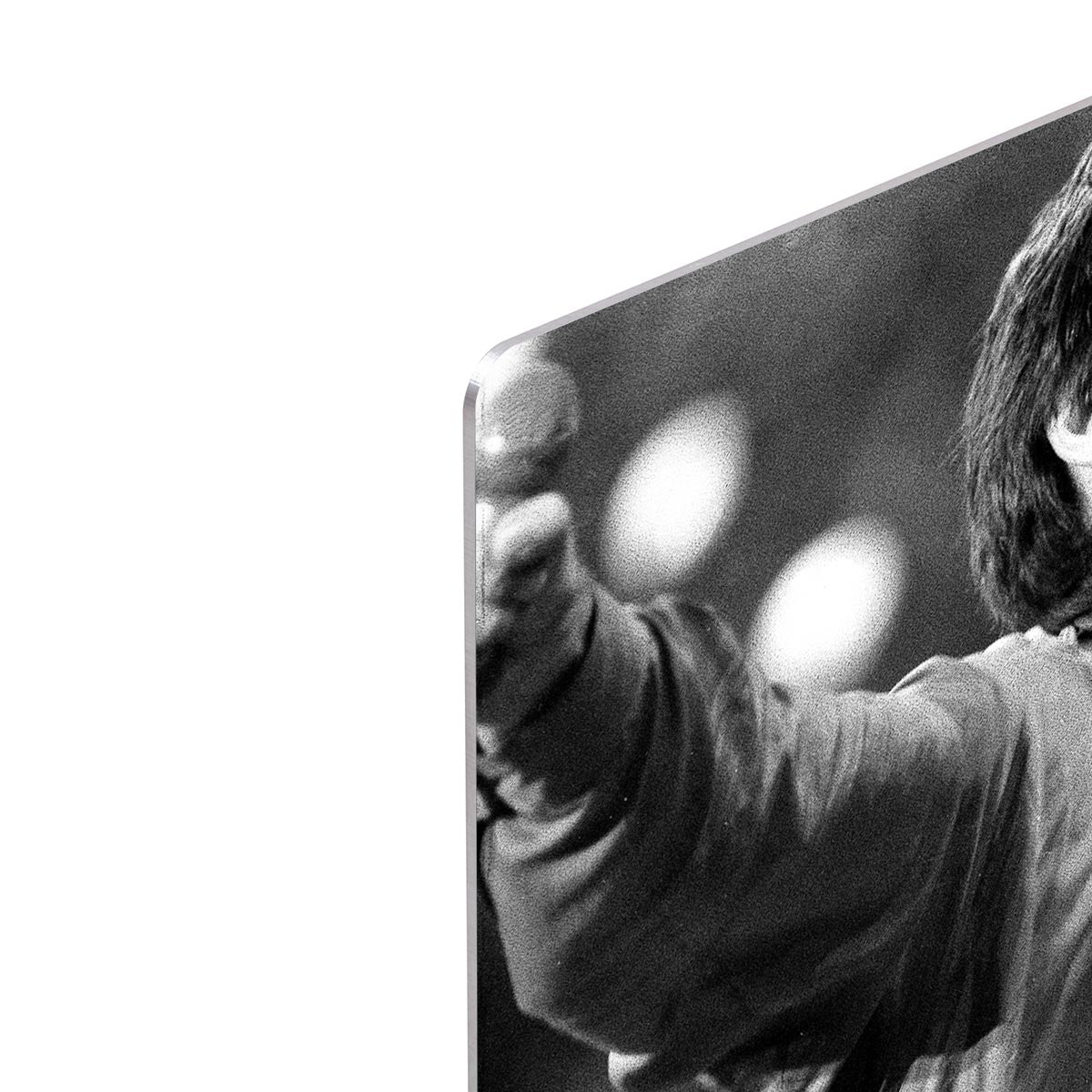 Mick Jagger arms up HD Metal Print
