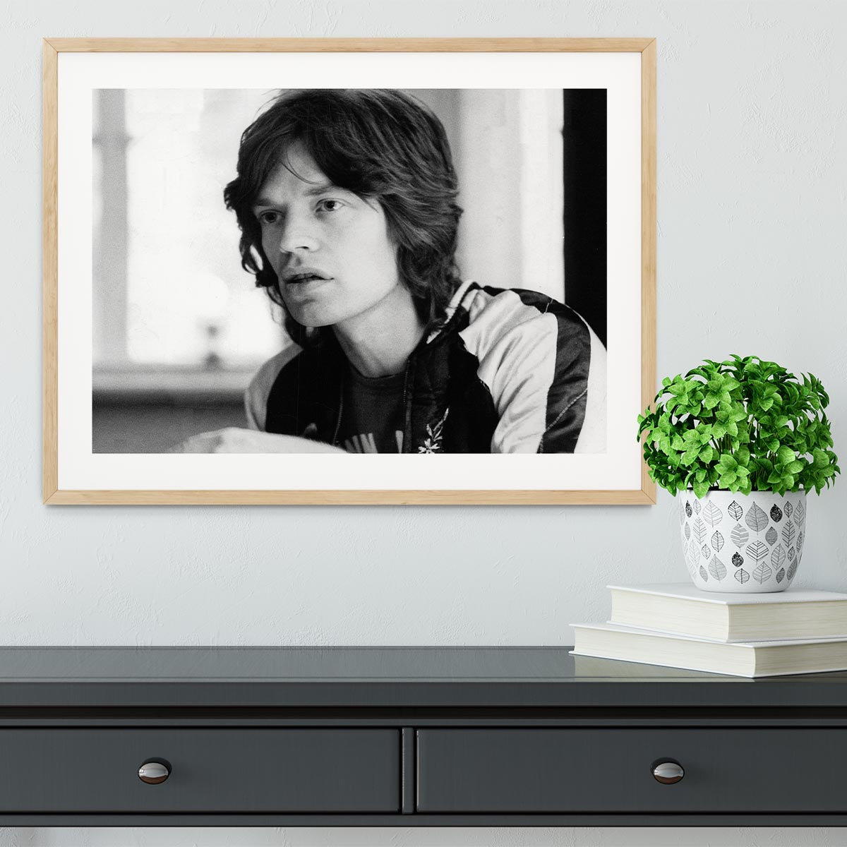 Mick Jagger back home Framed Print - Canvas Art Rocks - 3