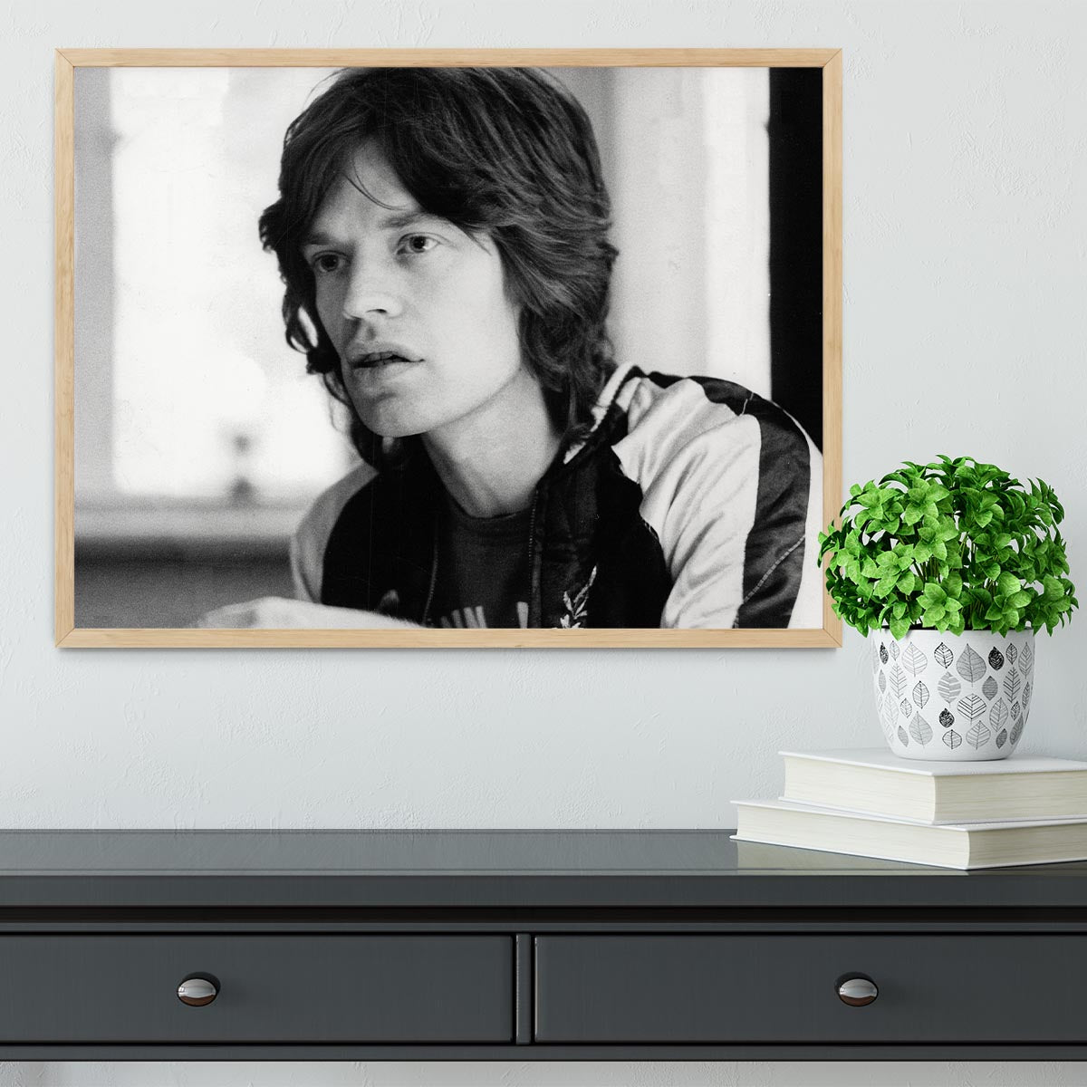 Mick Jagger back home Framed Print - Canvas Art Rocks - 4