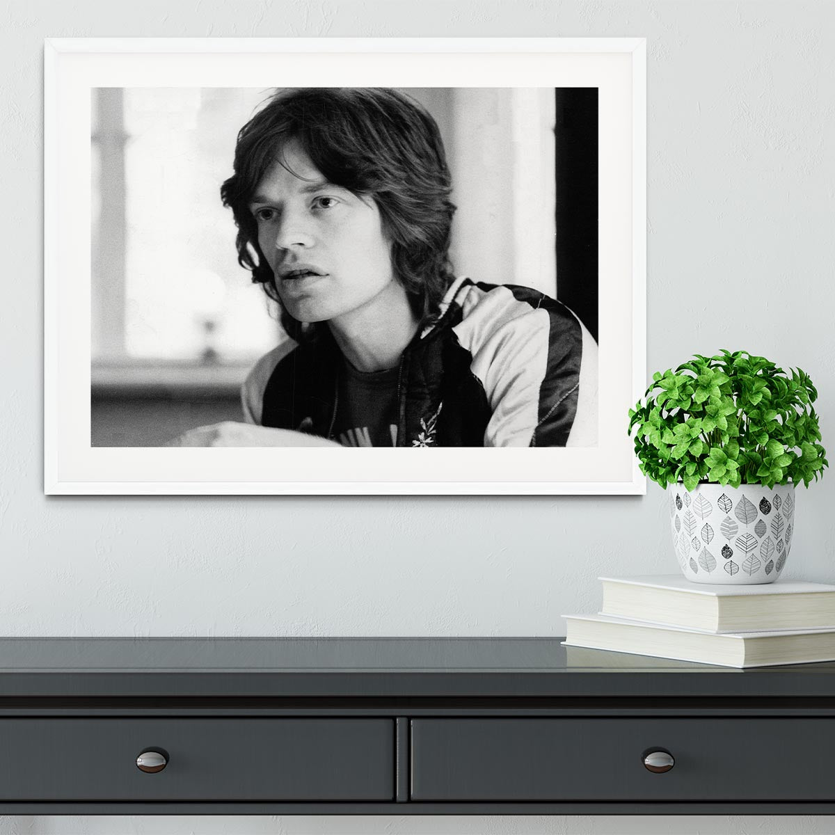 Mick Jagger back home Framed Print - Canvas Art Rocks - 5