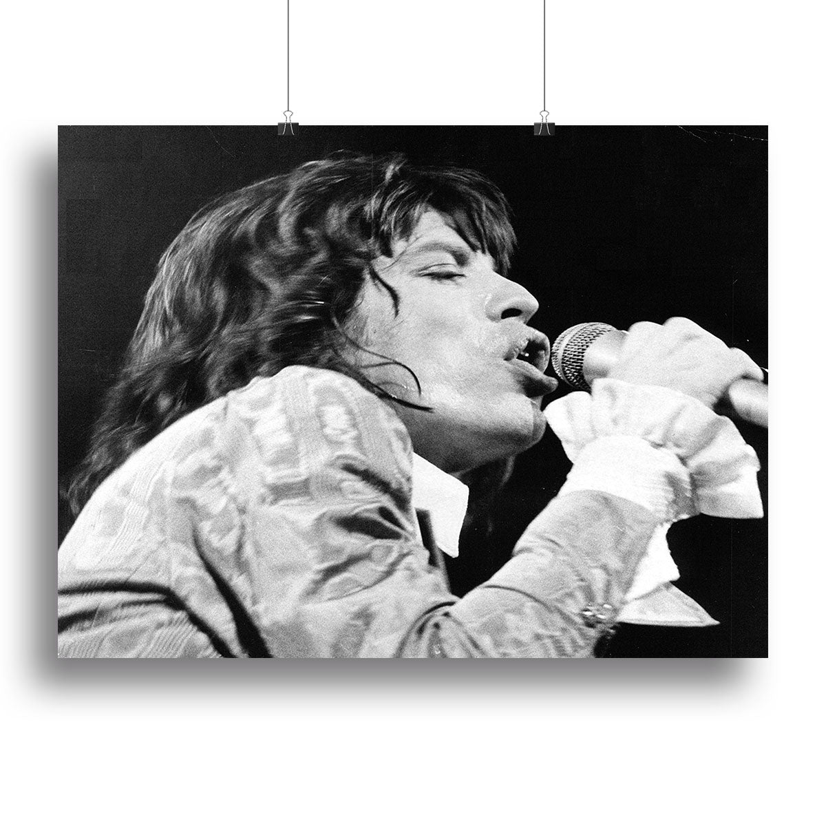 Mick Jagger belts it out Canvas Print or Poster - Canvas Art Rocks - 2