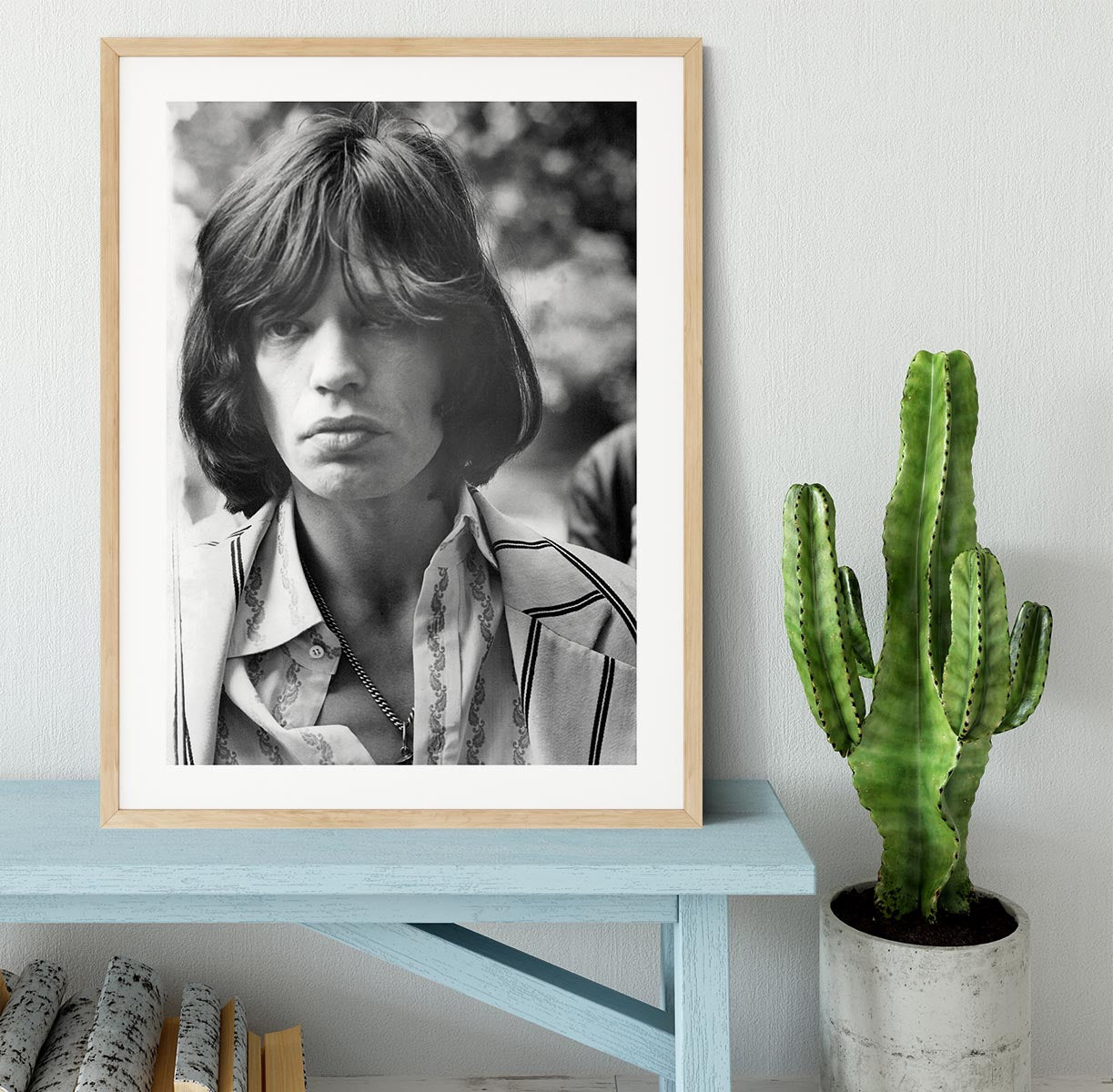Mick Jagger in 1969 Framed Print - Canvas Art Rocks - 3