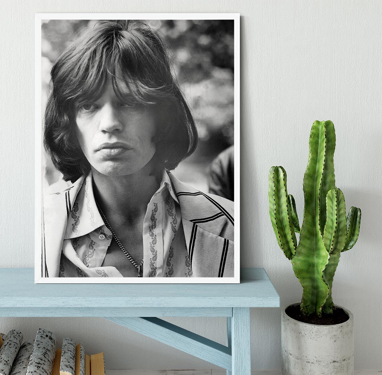Mick Jagger in 1969 Framed Print - Canvas Art Rocks -6