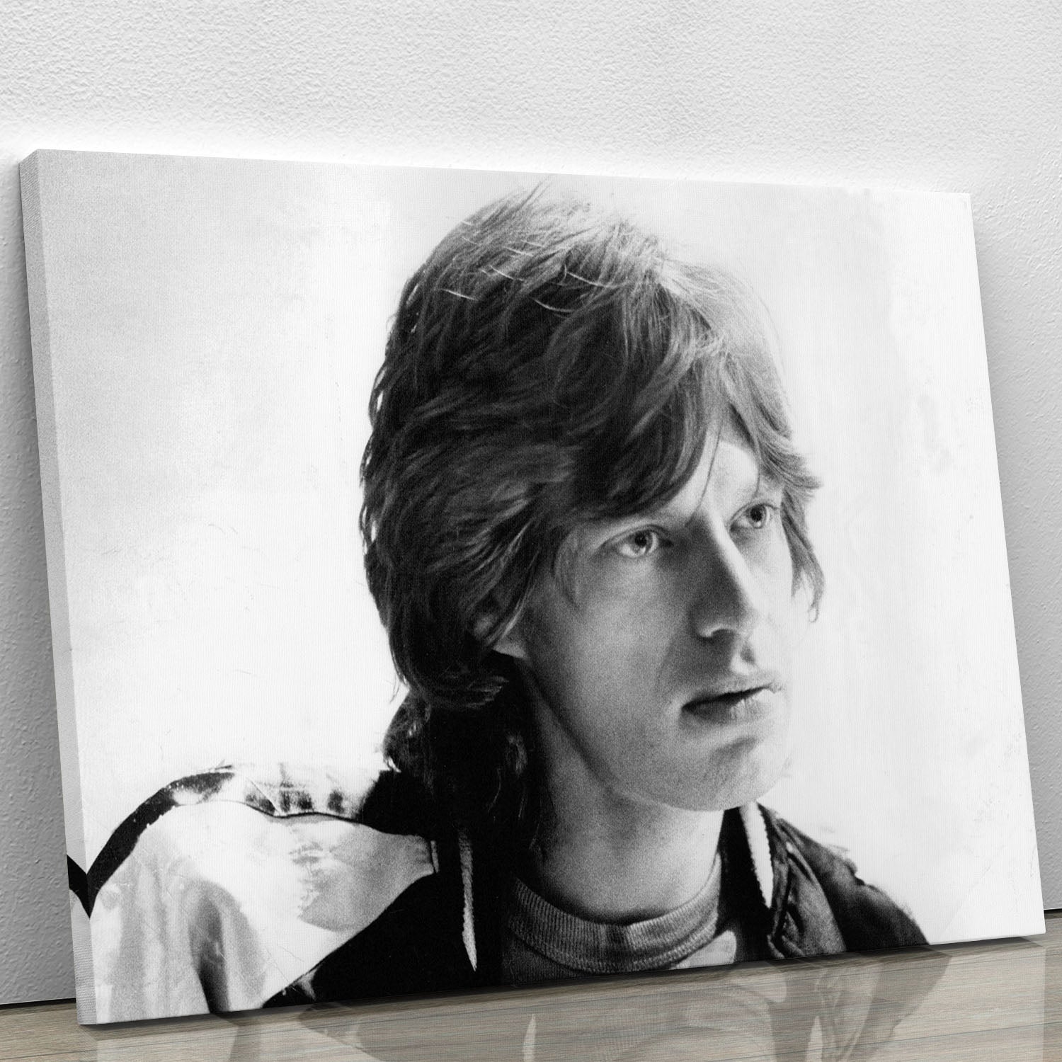 Mick Jagger in profile Canvas Print or Poster - Canvas Art Rocks - 1
