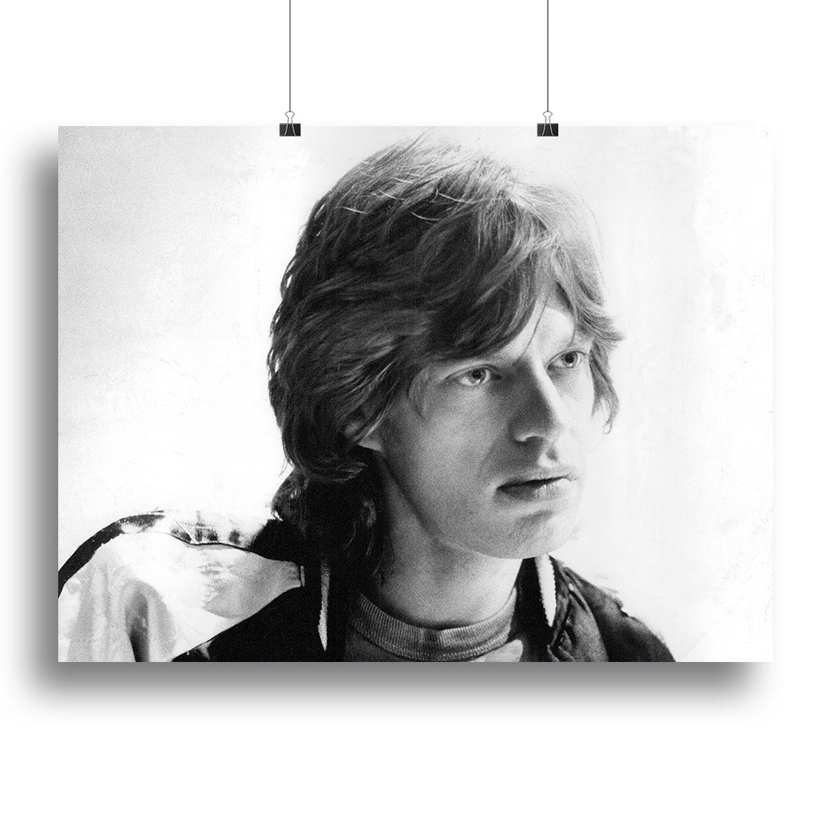 Mick Jagger in profile Canvas Print or Poster - Canvas Art Rocks - 2