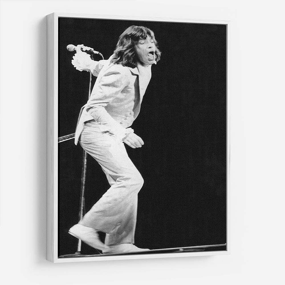 Mick Jagger on stage seventies HD Metal Print