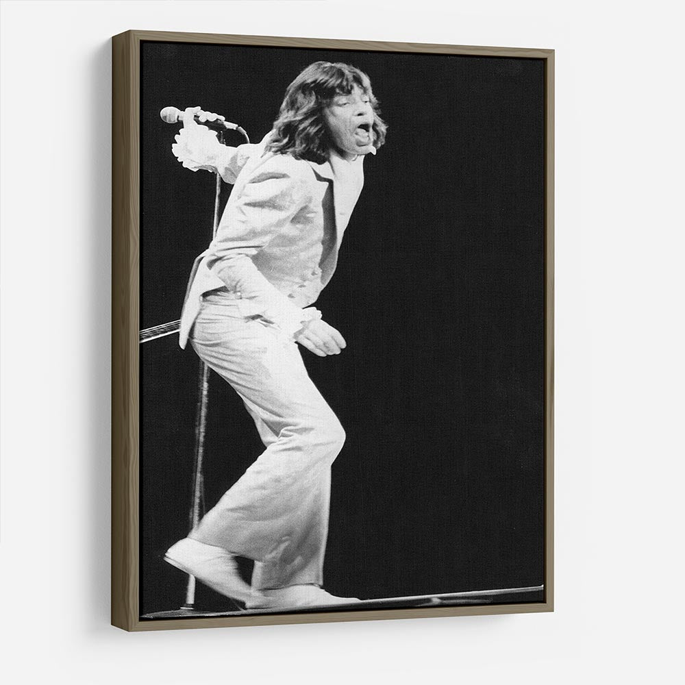 Mick Jagger on stage seventies HD Metal Print
