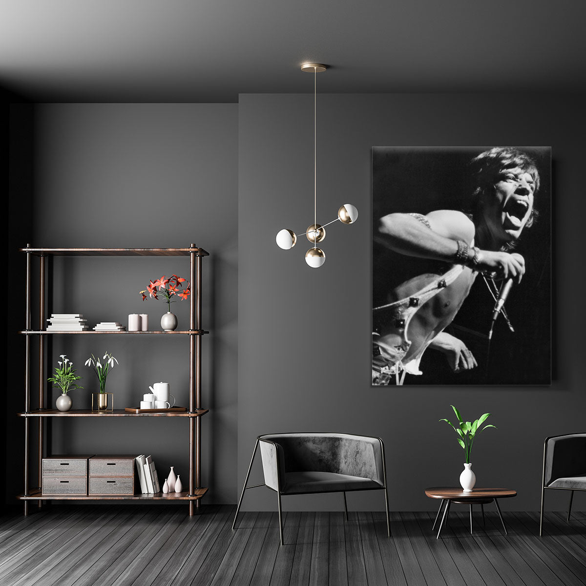 Mick Jagger performs in Vienna Canvas Print or Poster - Canvas Art Rocks - 5
