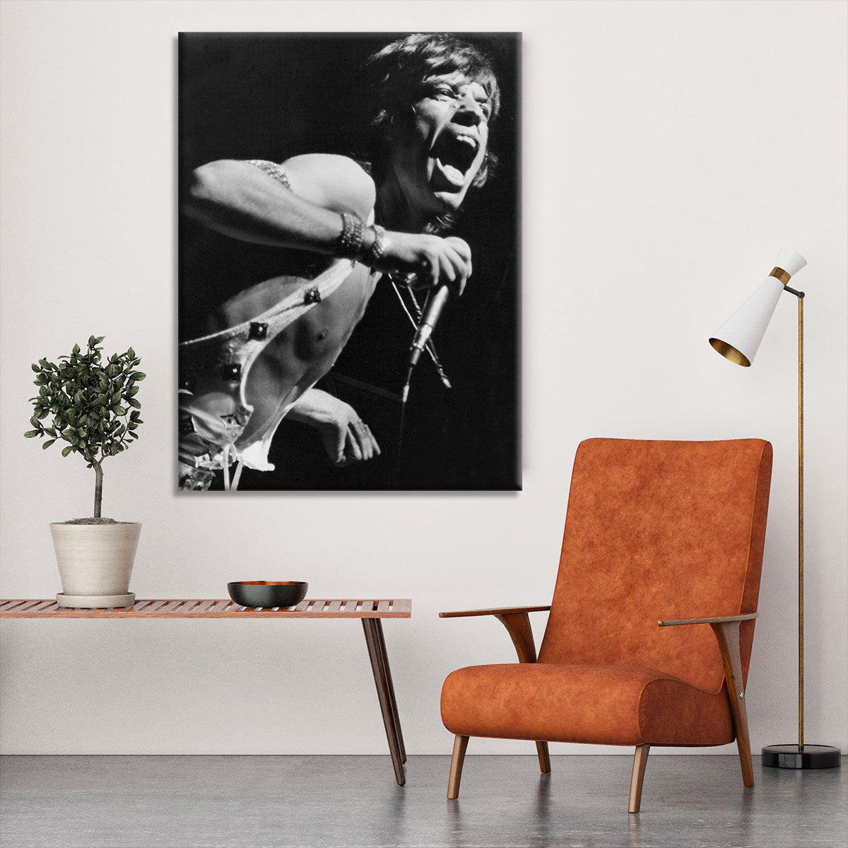 Mick Jagger performs in Vienna Canvas Print or Poster - Canvas Art Rocks - 6