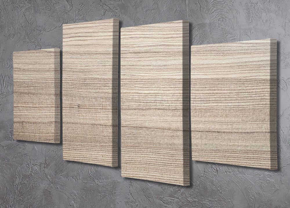 Modern wood texture 4 Split Panel Canvas - Canvas Art Rocks - 2