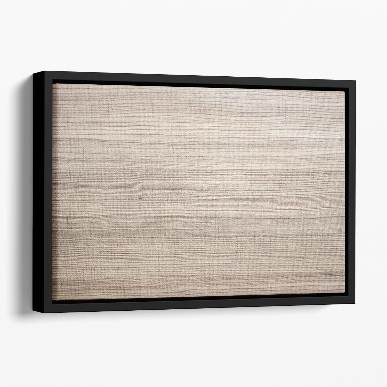 Modern wood texture Floating Framed Canvas - Canvas Art Rocks - 1