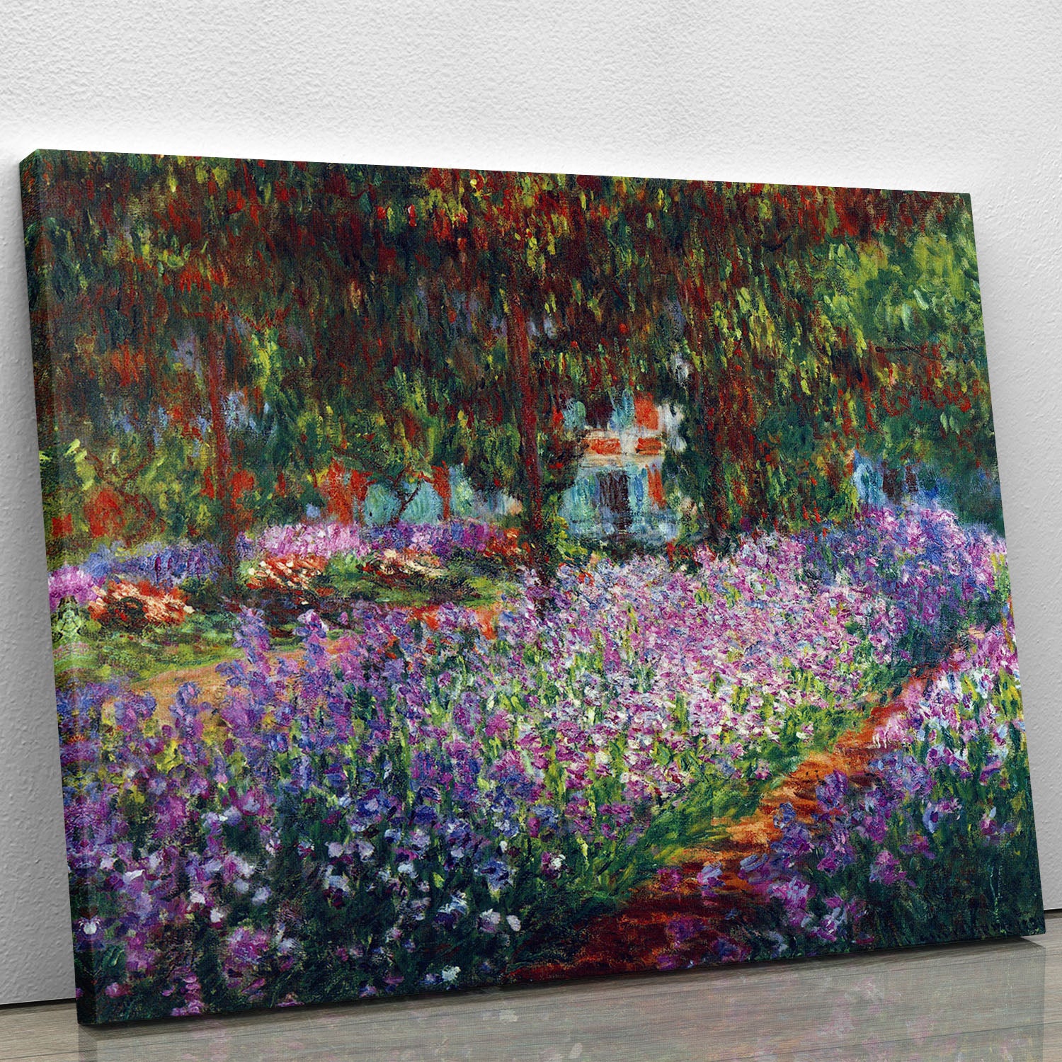 Monet's garden in Giverny by Monet Canvas Print or Poster - Canvas Art Rocks - 1