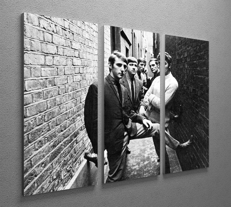 Moody Blues in an alley 3 Split Panel Canvas Print - Canvas Art Rocks - 2
