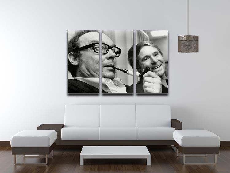 Morecambe and Wise in the 70s 3 Split Panel Canvas Print - Canvas Art Rocks - 3