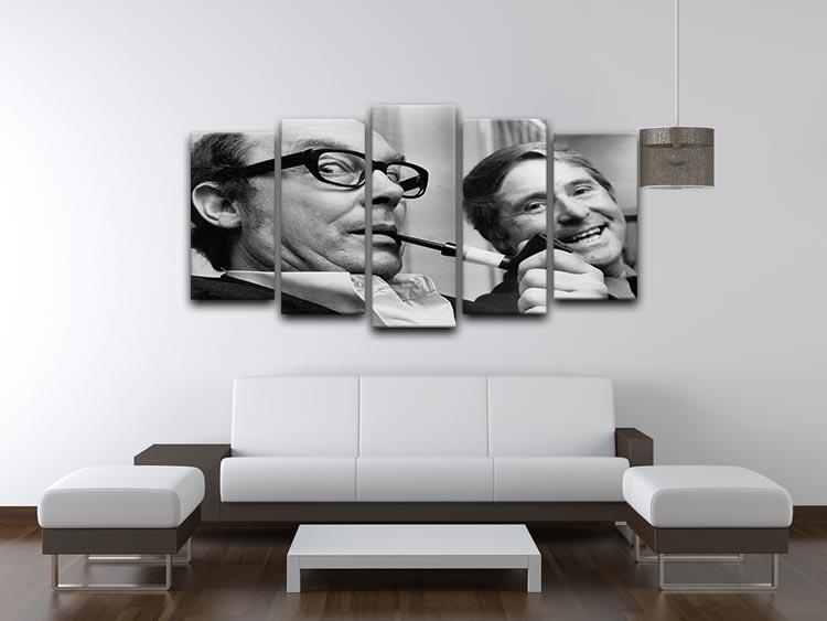 Morecambe and Wise in the 70s 5 Split Panel Canvas - Canvas Art Rocks - 3