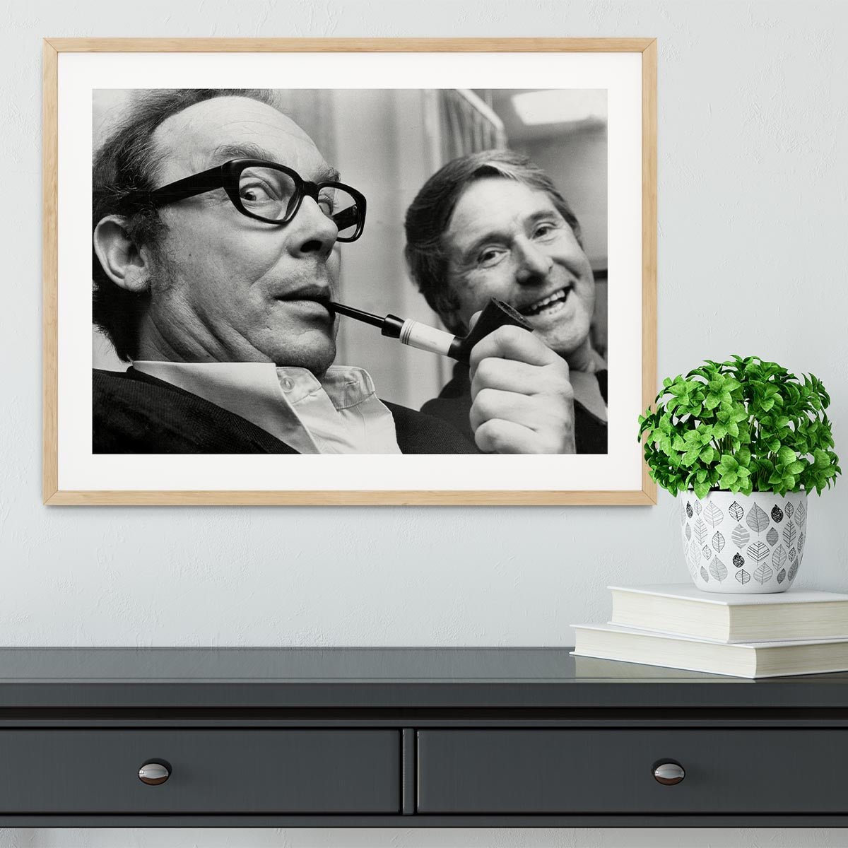 Morecambe and Wise in the 70s Framed Print - Canvas Art Rocks - 3
