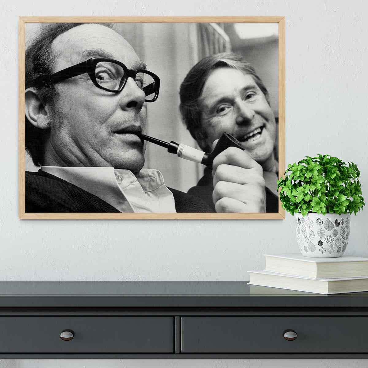 Morecambe and Wise in the 70s Framed Print - Canvas Art Rocks - 4