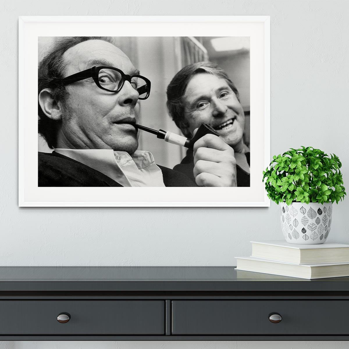 Morecambe and Wise in the 70s Framed Print - Canvas Art Rocks - 5