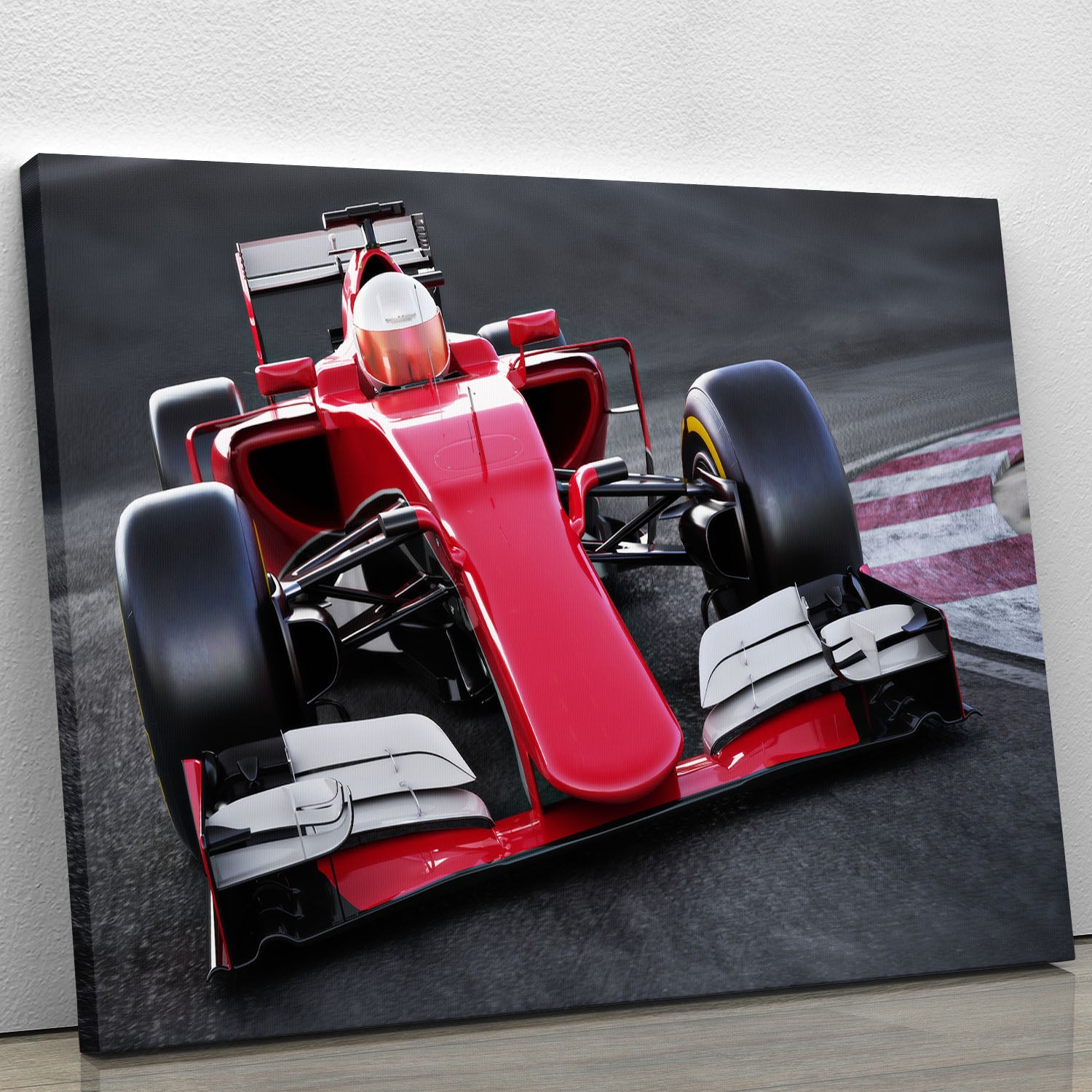 Motor sports race car Canvas Print or Poster - Canvas Art Rocks - 1
