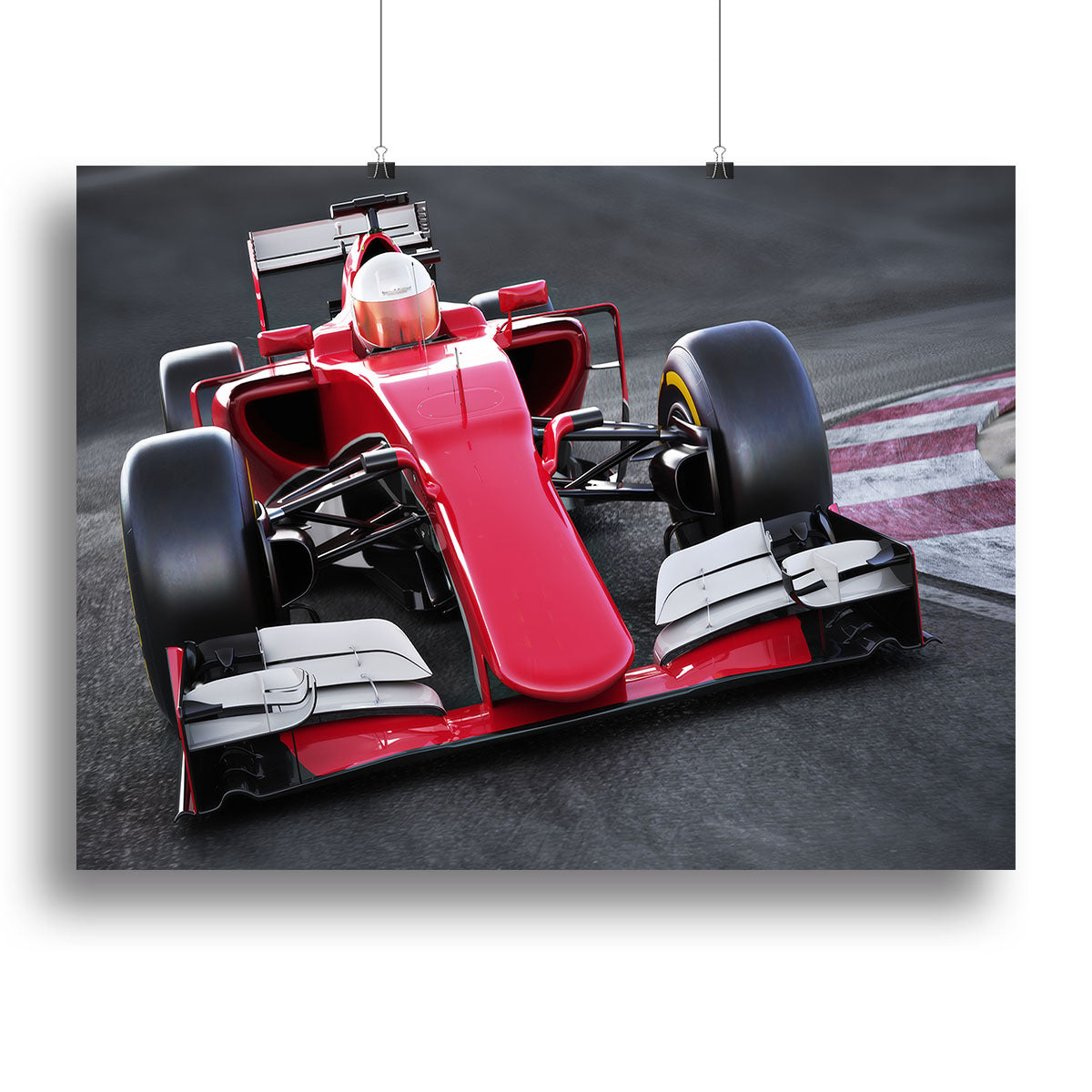 Motor sports race car Canvas Print or Poster - Canvas Art Rocks - 2