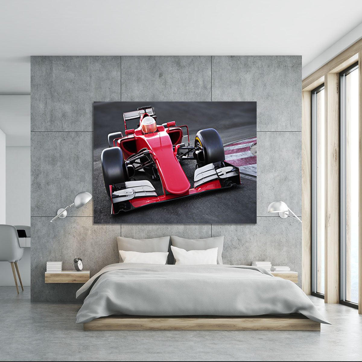Motor sports race car Canvas Print or Poster - Canvas Art Rocks - 5