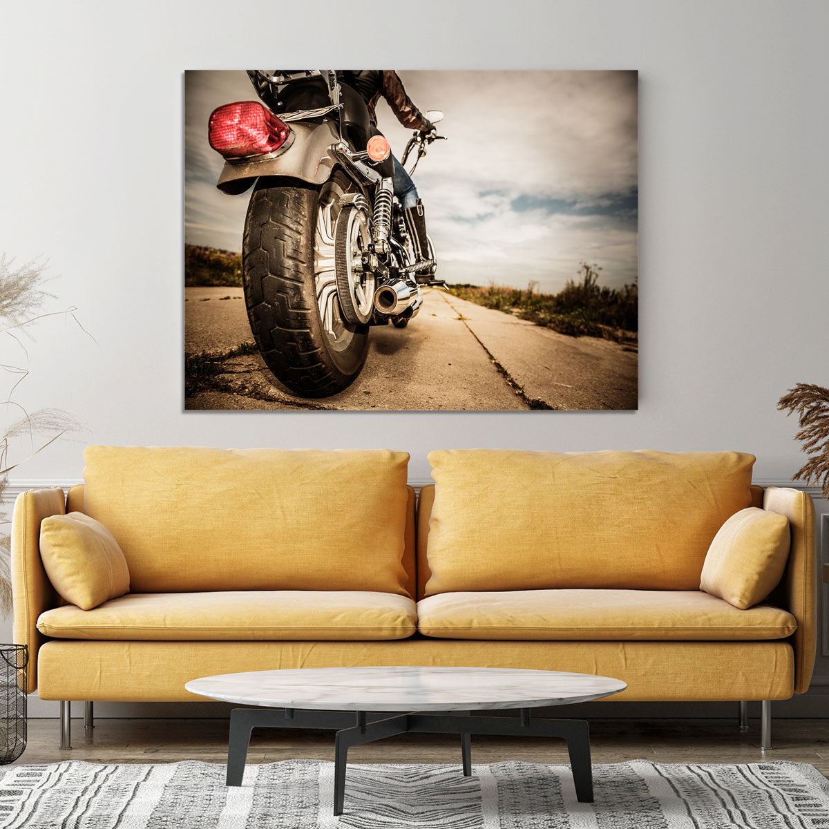 Motorbike Wheel Canvas Print or Poster - Canvas Art Rocks - 4