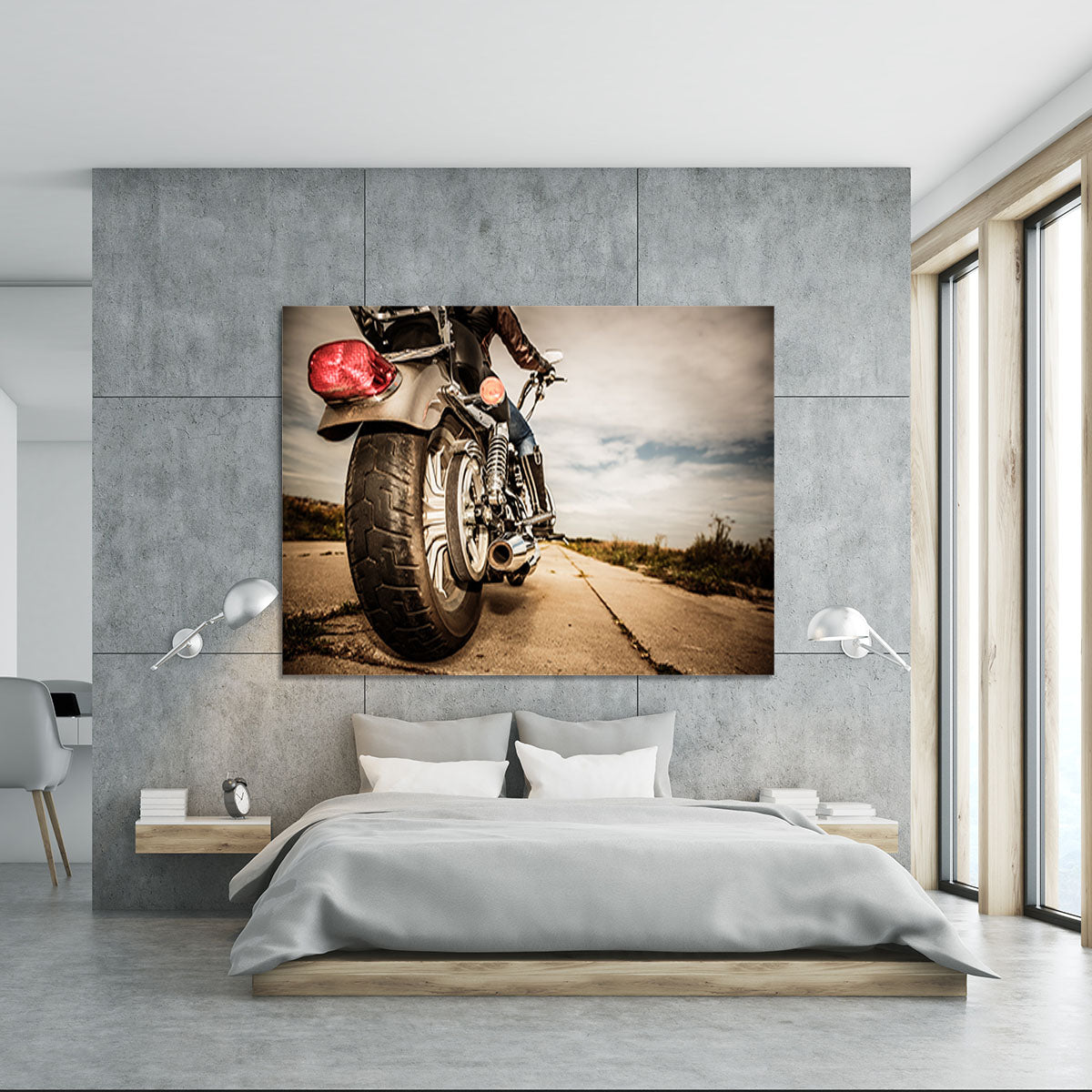 Motorbike Wheel Canvas Print or Poster - Canvas Art Rocks - 5