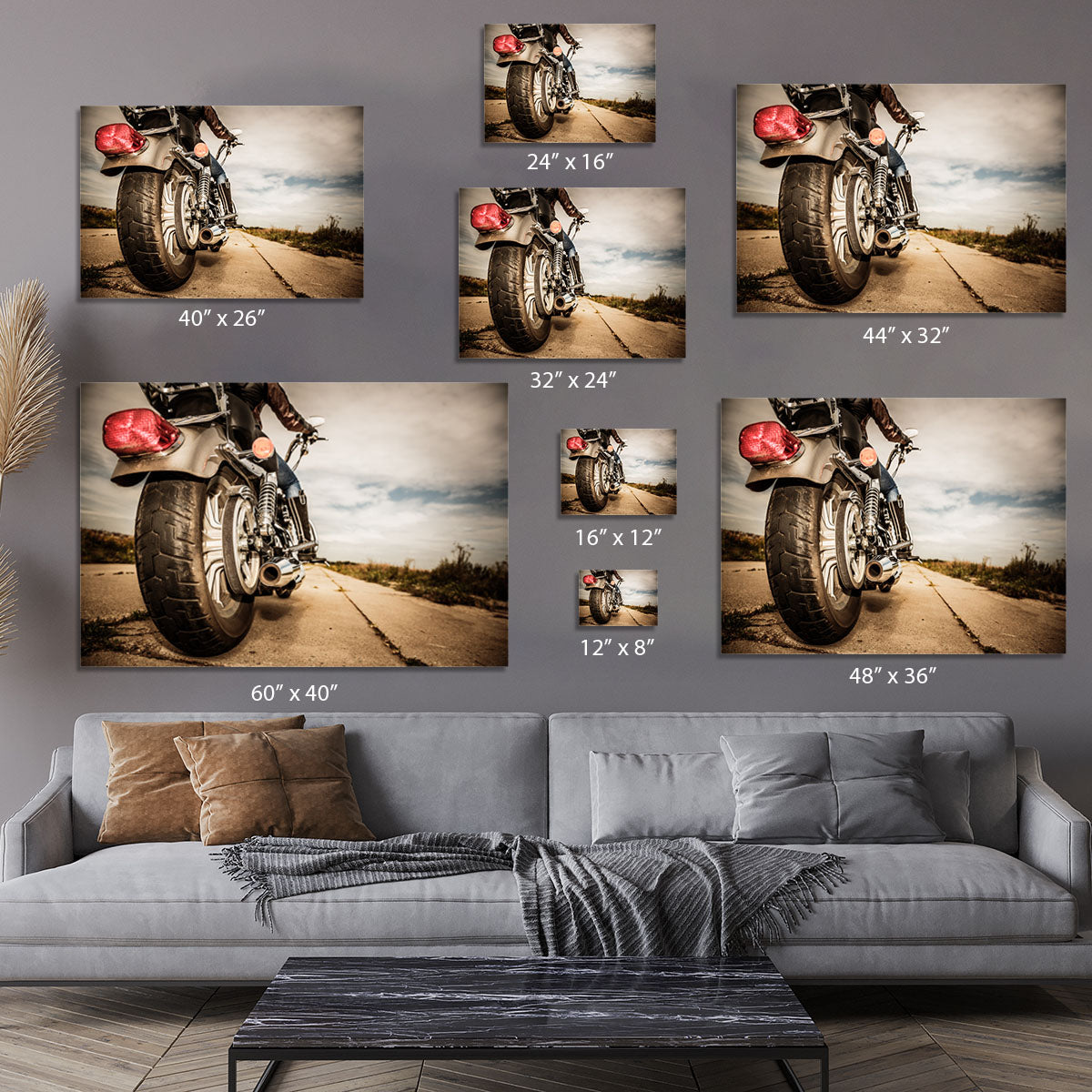 Motorbike Wheel Canvas Print or Poster - Canvas Art Rocks - 7