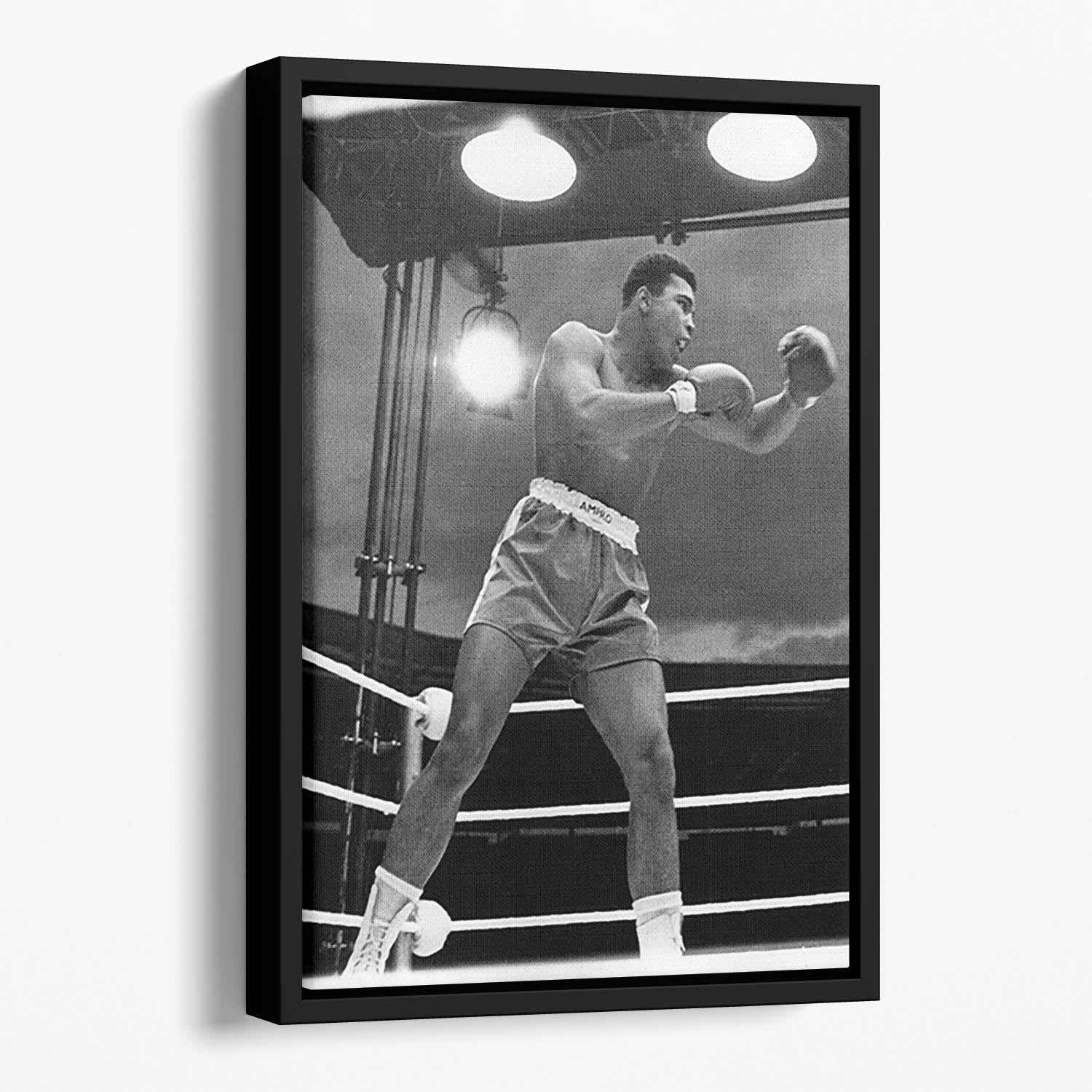 Muhammad Ali 1963 Floating Framed Canvas
