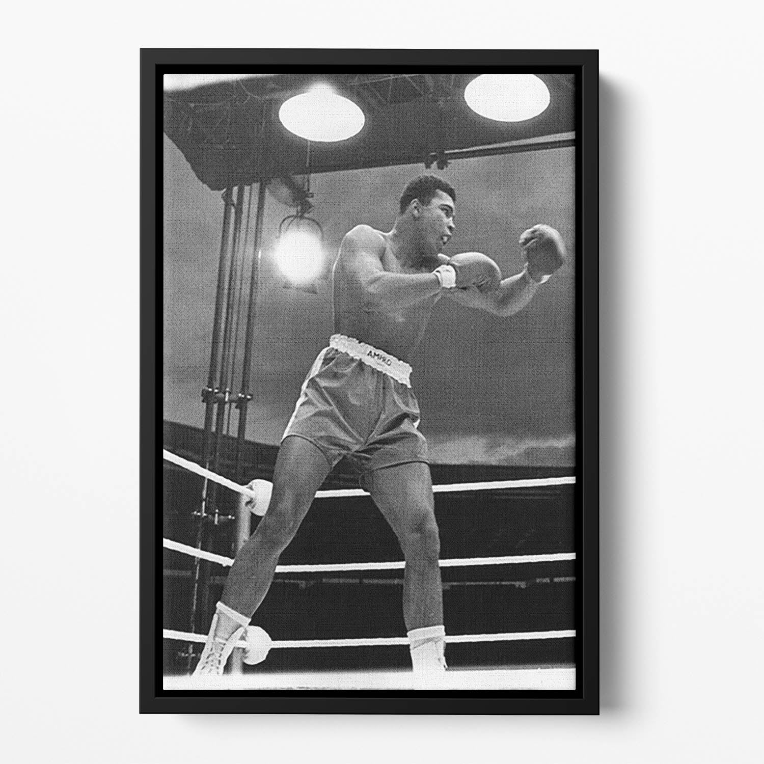 Muhammad Ali 1963 Floating Framed Canvas