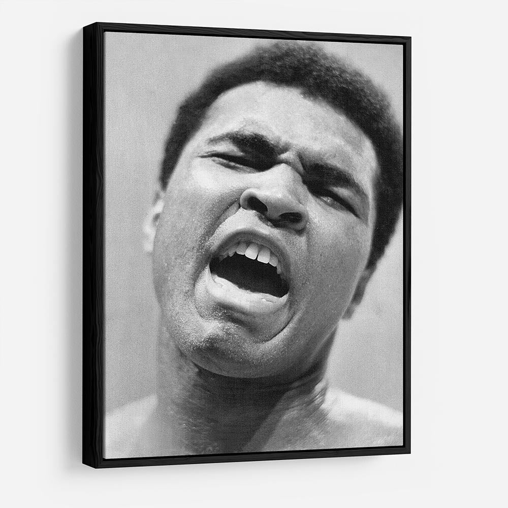 Muhammad Ali shouts HD Metal Print