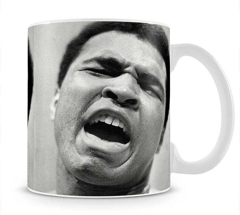 Muhammad Ali shouts Mug - Canvas Art Rocks - 1