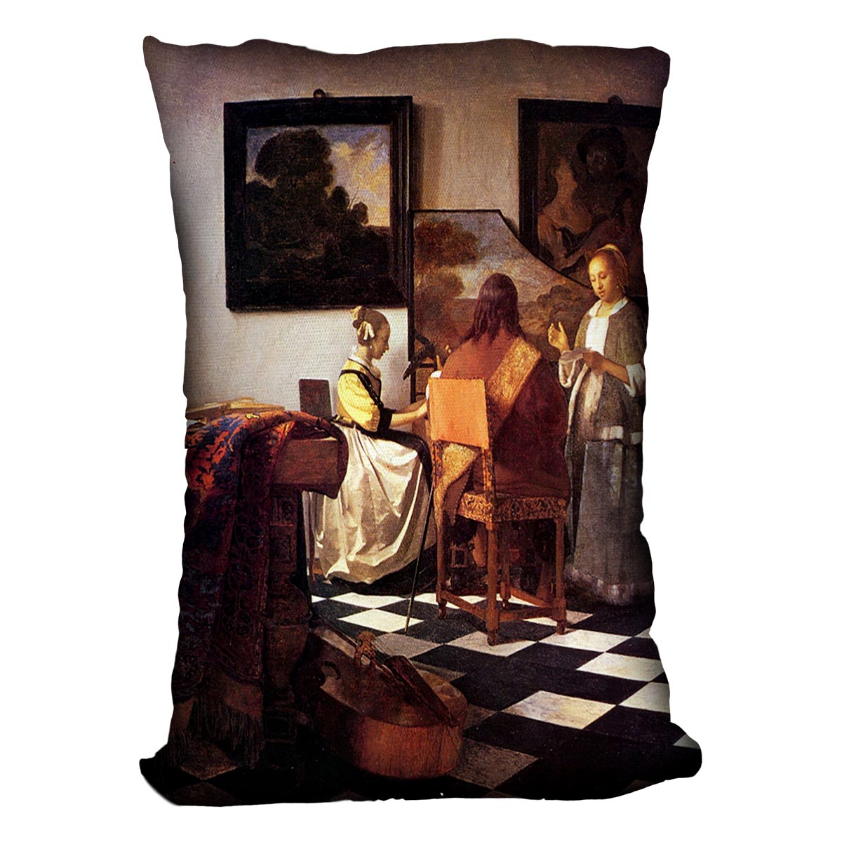 Musical Trio by Vermeer Cushion