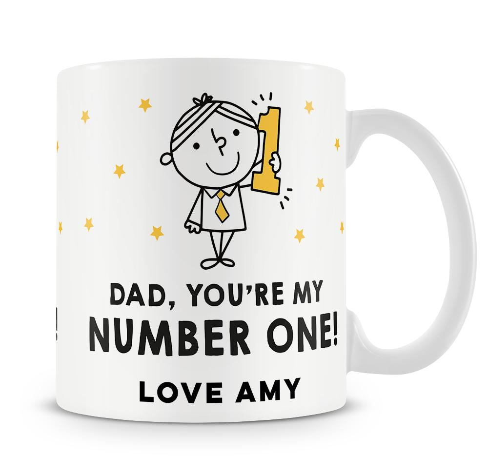 Personalised You're My Number 1 Mug