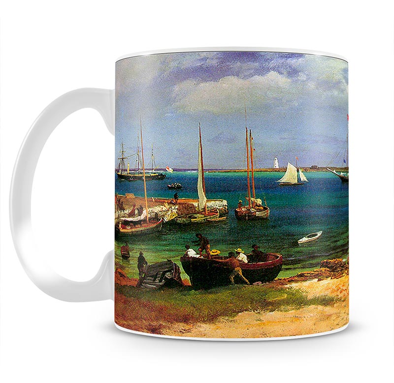 Nassau port by Bierstadt Mug - Canvas Art Rocks - 1