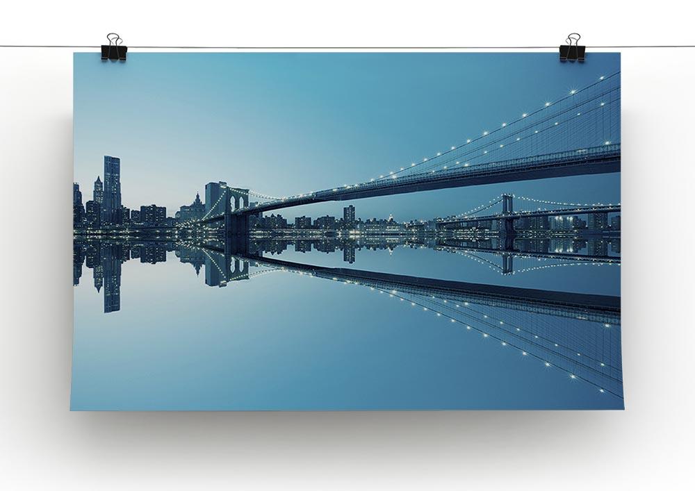 New York City Manhattan skyline panorama Canvas Print or Poster - Canvas Art Rocks - 2