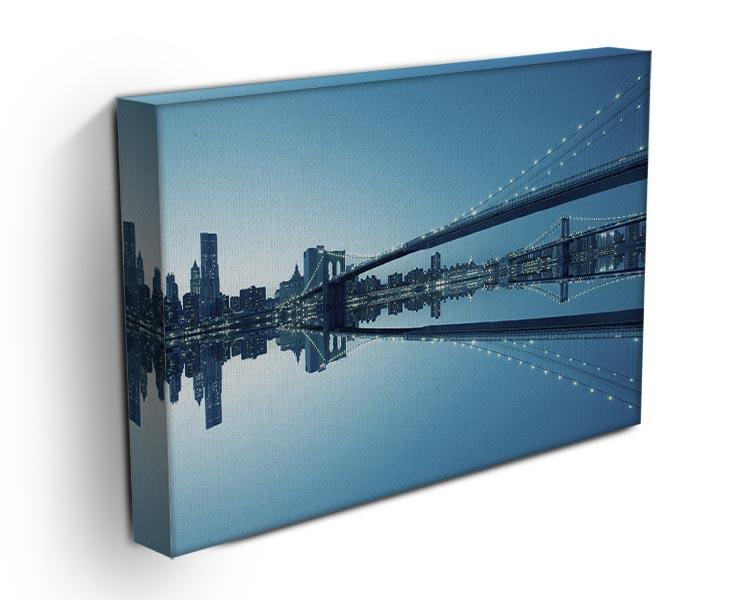 New York City Manhattan skyline panorama Canvas Print or Poster - Canvas Art Rocks - 3