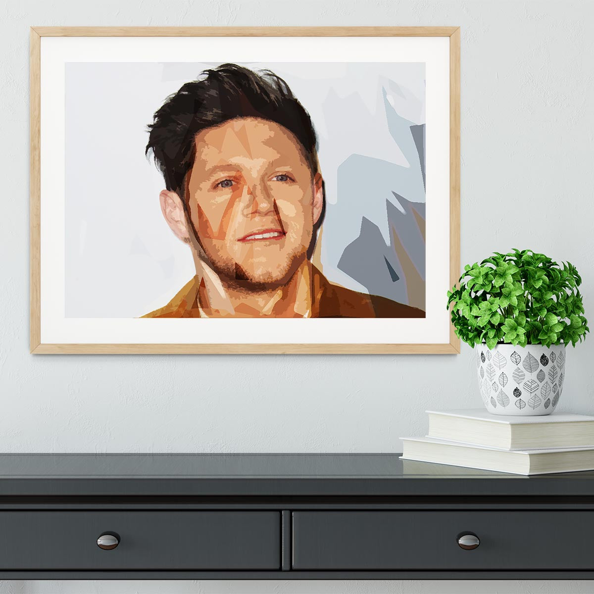 Niall Horan of One Direction Pop Art Framed Print - Canvas Art Rocks - 3